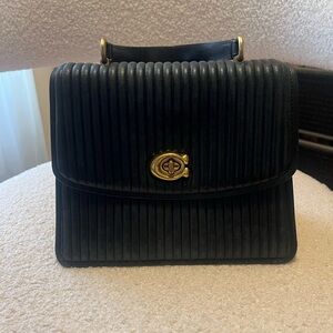 Coach Parker Quilted Top Handle Bag – Gently Worn, Excellent Condition